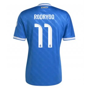 Lacne Muži Futbalové dres Real Madrid Rodrygo Goes #11 2025-26 Krátky Rukáv - Tretina